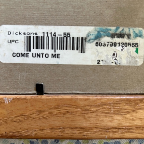 Lithography print “Come Unto Me” vintage 1967 by J. Reed framed l 11” by 14” - Picture 3 of 4